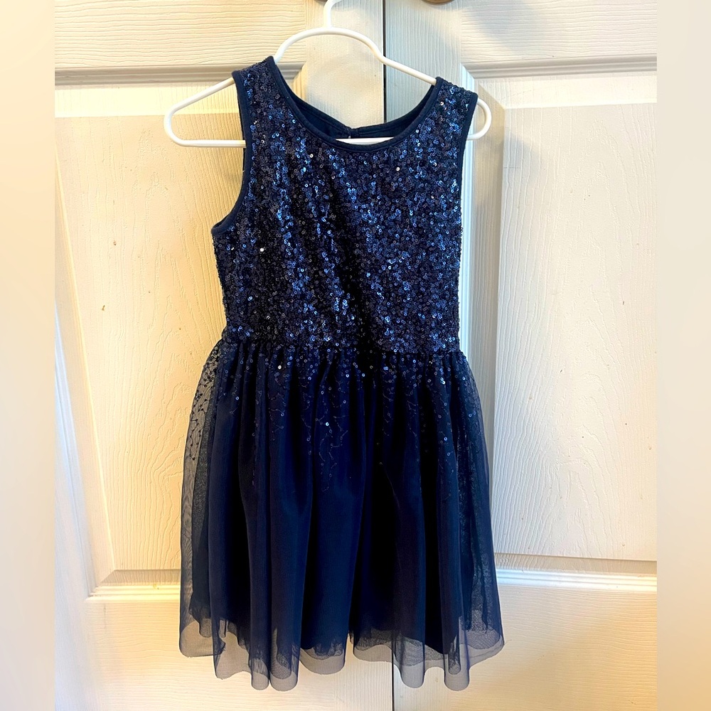 Gap sequin tulle dress